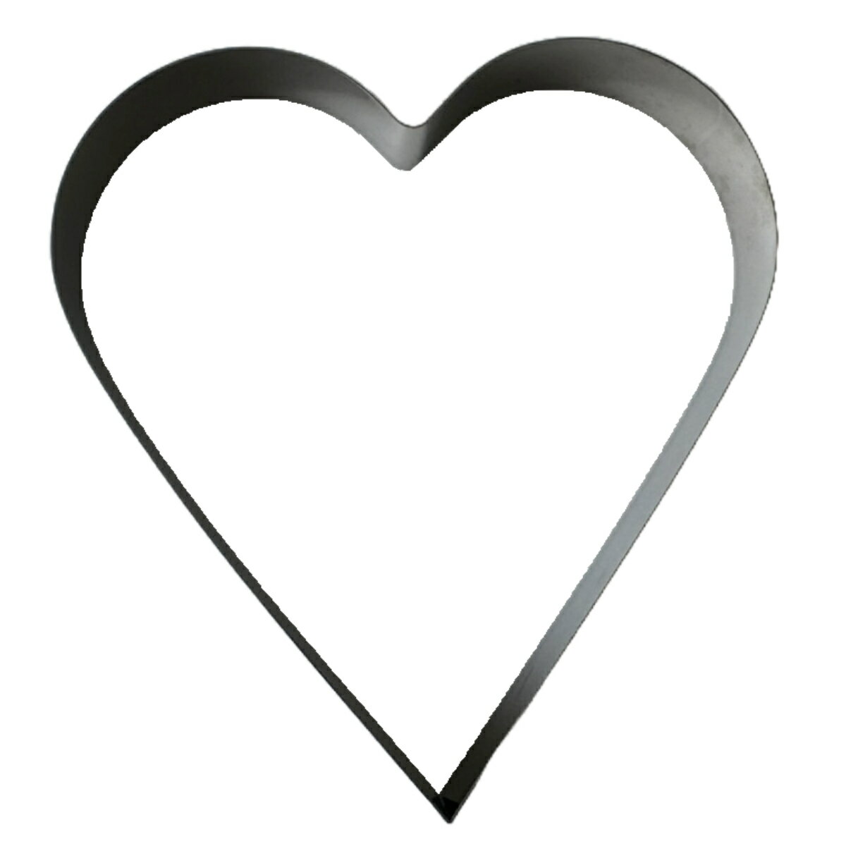 セルクル ハート 浅型 （ セルクル型 ステンレス 焼き型 直径20.5cm ムース タルト ケーキ ...