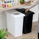 ゴミ箱 33L ユニード ロック&プッシュ ふた付き ( 45L袋対応可 33リットル 33l 密閉 パッキン ごみ箱 幅25 ダストボックス 分別 棚下 スリ...