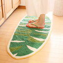 玄関マット 47.5×120cm 室内 バナナリーフ ( 玄関 マット キッチンマット バナナ 葉 ハワイアン アクセントマット 長い リビング 洗面所 キッチン 寝室 ラグ インテリア 敷物 ) 【39ショップ】