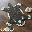 玄関マット 83×125cm 室内 リラックZOO ( 玄関 マット 屋内 アクセントマット タイガー ラグ かわいい おもしろ リビング 寝室 子供部屋 敷物 ランドリーマット アニマルグッズ シロクマ ハチワレ 猫 )【39ショップ】(3)