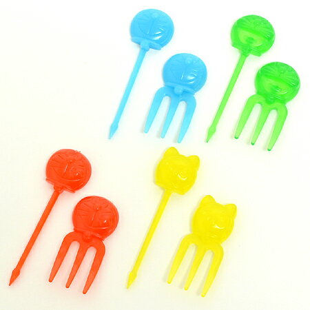 ピック お弁当ピック ドラえもん カラーピックセット キャラクター 子供用 ( ピックス キャラ弁 お弁当グッズ デコ弁 ドラエもん )【39ショップ】