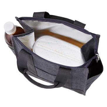 ランチバッグ 保冷 角型 弁当袋 ( 保冷バック お弁当 ランチバック 保冷袋 ランチトート 大きめ 持ち手付き サブバッグ スタイリッシュ シンプル ポケット付き コンパクト エコバッグ クーラーバッグ )【39ショップ】