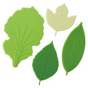 バラン 4枚入 抗菌シリコンレタス&リーフバラン ( 抗菌 お弁当用 レンジ対応 食洗機対応 冷凍対応 仕切 仕切り シリコン レンジOK 食洗機OK 冷凍OK...