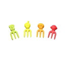 フォークピック アンパンマン あんぱんまん 12本入 ( お弁当グッズ キャラ弁 キャラクター 子供用 )【39ショップ】