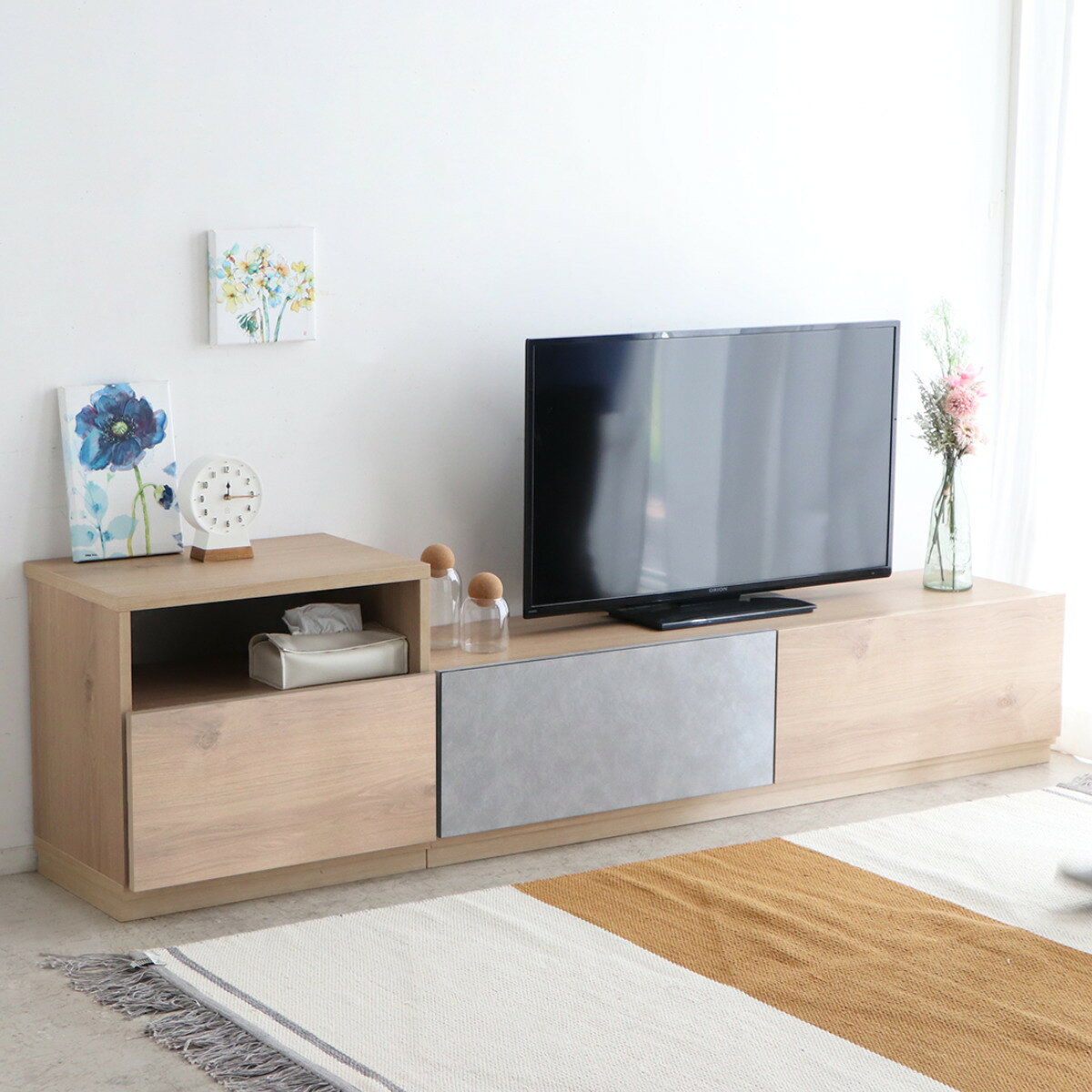 楽天市場】ナイトテーブル（テレビ台・ローボード｜収納家具