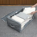 収納ボックス 布 衣類収納 フレーム付き ワクパ スタイル L 幅66×奥行39×高さ23cm ( 折りたたみ 衣類収納袋 衣類収納ボックス 収納 収納ケース ...