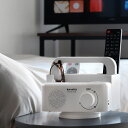 手元 スピーカー 回転する 手元スピーカー ラック kuruotto クルオット 電池式 ( テレビ用 TV用 高齢者 有線 ケーブル リビング キッチン 夜間 簡単操作 持ち運び ラジオ 携帯 停電 災害 難聴 テレビ 聞こえにくい 対策 耳 遠い )【39ショップ】