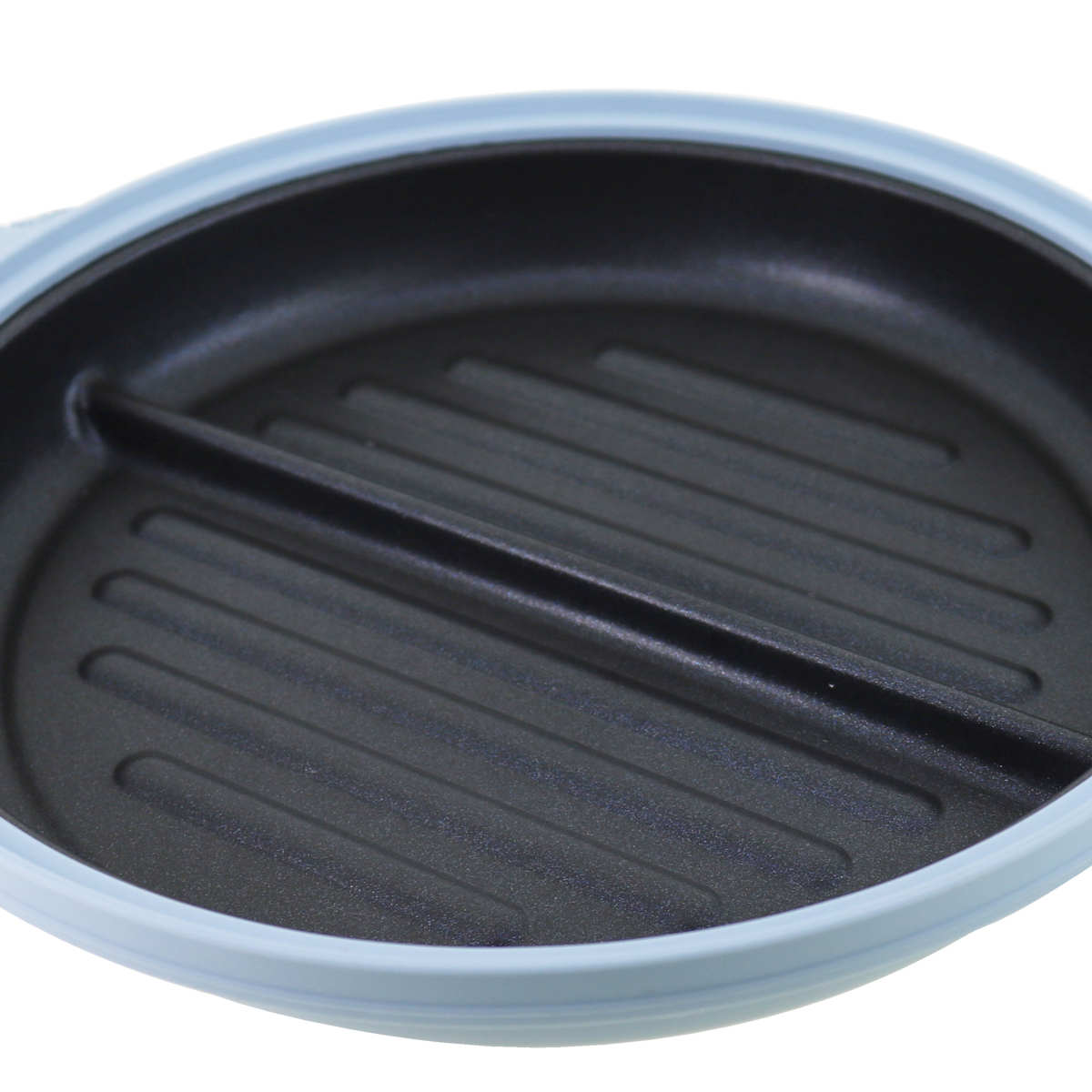 レンジパン 丸型 シマエナガ 仕切り付き 電子レンジ調理器 CHEF （ グリルパン 電子レンジ 簡単 焼き魚 魚焼き器 時短調理 電子レンジ専用調理器 アルミ製 フッ素加工 温め直し 焼き目 便利グッズ かわいい ）【39ショップ】 interior-palette-10189180 インテリアパレット サンプル画像3