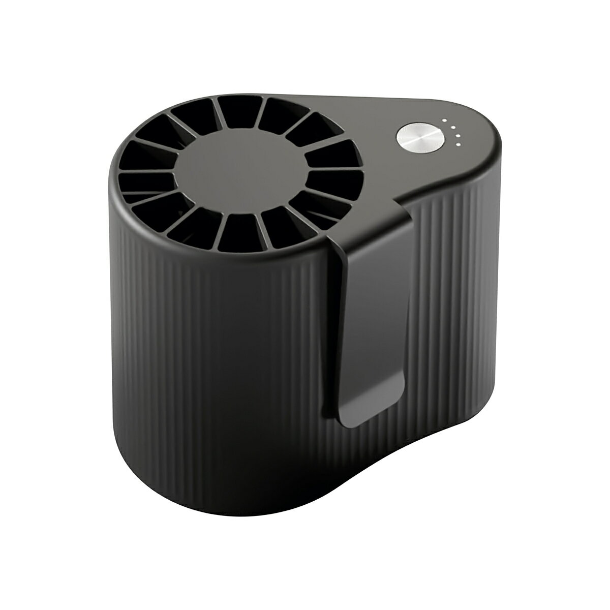 ベルトファン USB充電式 ベルトクリップファン 冷却 （ 扇風機 ファン クリップ式 風量4段階  ...