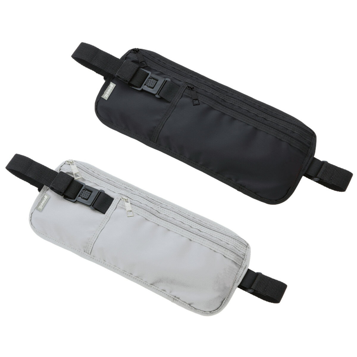 スキミング防止 カラダにフィットするウエストポーチ （ 旅行ポーチ 収納 小物入れ ウエストポーチ 隠せる セキュリティ ケース 海外 旅行 トラベルポケット 隠しポケット パスポート収納 薄型 貴重品 隠し 防犯用品 ）【39ショップ】