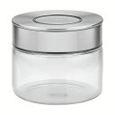保存容器 400ml トラモンティーナ プレッザ グラスコンテイナー ステンレス蓋 ( TRAMONTINA ガラス ステンレス 密閉 食洗機対応 キャニスター...