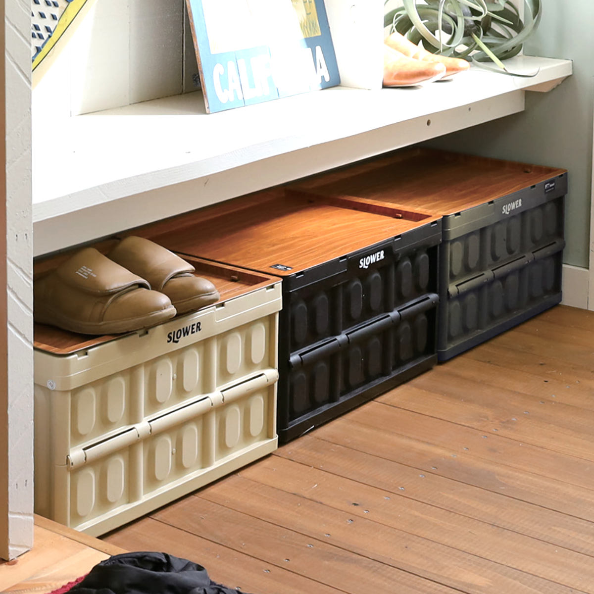 ��Ǽ�ܥå��� ��52.5�߱���36�߹⤵29.5cm SLOWER �ޤꤿ���ߥ���ƥ� 45L �����ȥ�� �� ��Ǽ �ܥå��� ����ƥ� �ե�����ǥ��� ��Ǽ...