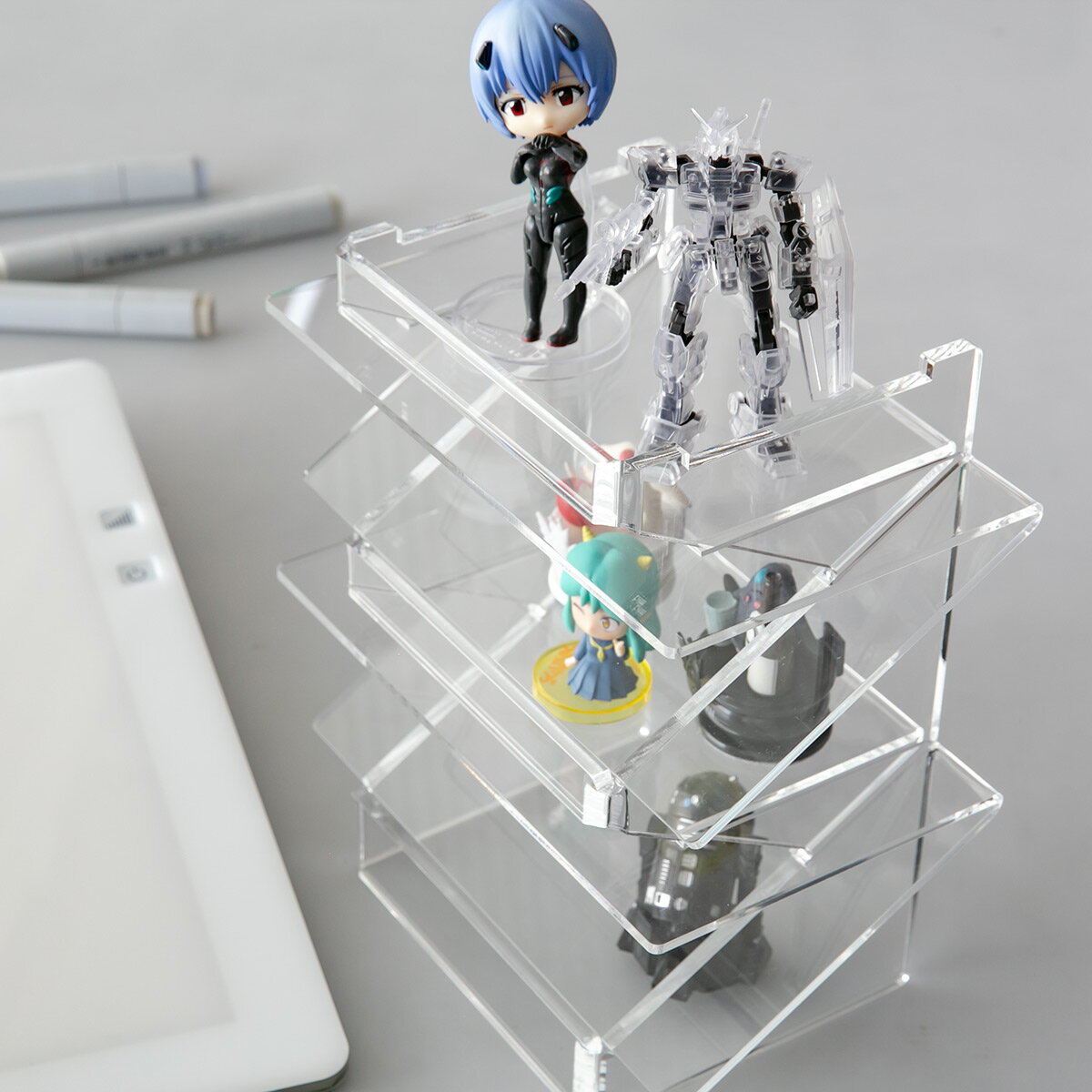 2wayパーツ 2個入り トレビュアー トレース台専用 アクリル製 TREVIEWER ( セットアップスタンド専用 パーツ オプション 部品 差し込み式 収納...