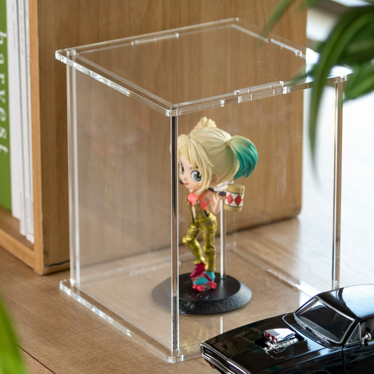 【レビュー特典付き】 ディスプレイケース Eタイプ amenist （ 透明 クリア アクリル アメニスト 日本製 コレクションケース おしゃれ 紫外線カット 前面扉 仕切り付き 組立品 仕切り ディスプレイ ケース ボックス フィギュア 飾る ）【39ショップ】