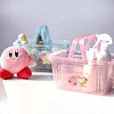 バスケット 星のカービィ クリアキャラバスケット 小物入れ 幅24.9×奥行18×高さ13cm ( 収納 収納バスケット プラスチック おもちゃ入れ 子供部屋 ...
