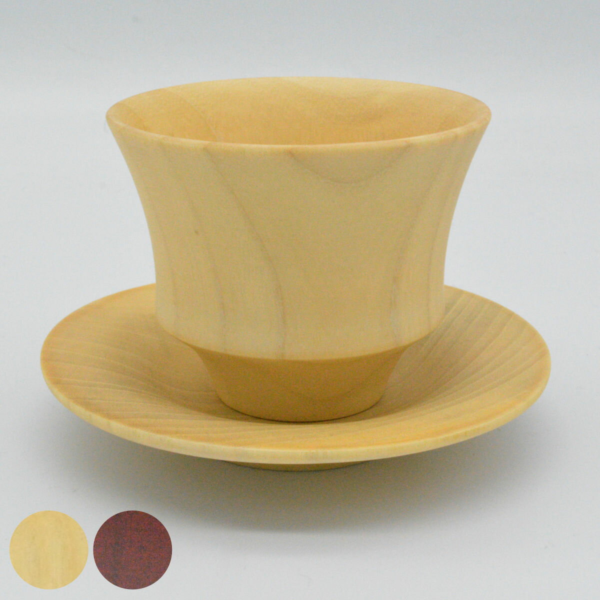 カップ ソーサー B.C. COFFEE HACHI ソーサー付き ( 食洗機対応 170ml 木製 天然木 コップ コーヒーカップ ティーカップ コーヒー コ...