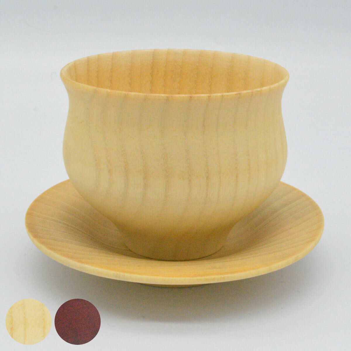 カップ B.C. COFFEE KAME ソーサー付き ( 食洗機対応 200ml 木製 天然木 コップ コーヒーカップ ティーカップ コーヒー コーヒーウェア...