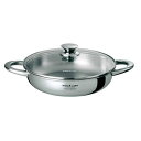 Vita Craft マルチパン 25cm IH対応 2.9L No.4857 両手鍋 ( ビタクラフト ガス火対応 ステンレス 蓋付き 両手 鍋 無水調理 無油調理 VitaCraft 無水鍋 調理鍋 ステンレス鍋 なべ 25 センチ 余熱調理 )【39ショップ】
