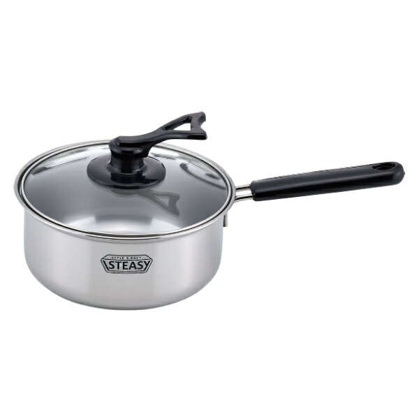 IH対応5点セット スティージ— STEASY 片手鍋18cm 両手鍋20cm ケトル2.5L フライパン24cm パスタポット20cm （ 送料無料 ガス火 ih 対応 鍋 ケトル フライパン セット 炒め鍋 なべ パスタポット 18cm 20cm 24cm やかん ステンレス ）【39ショップ】