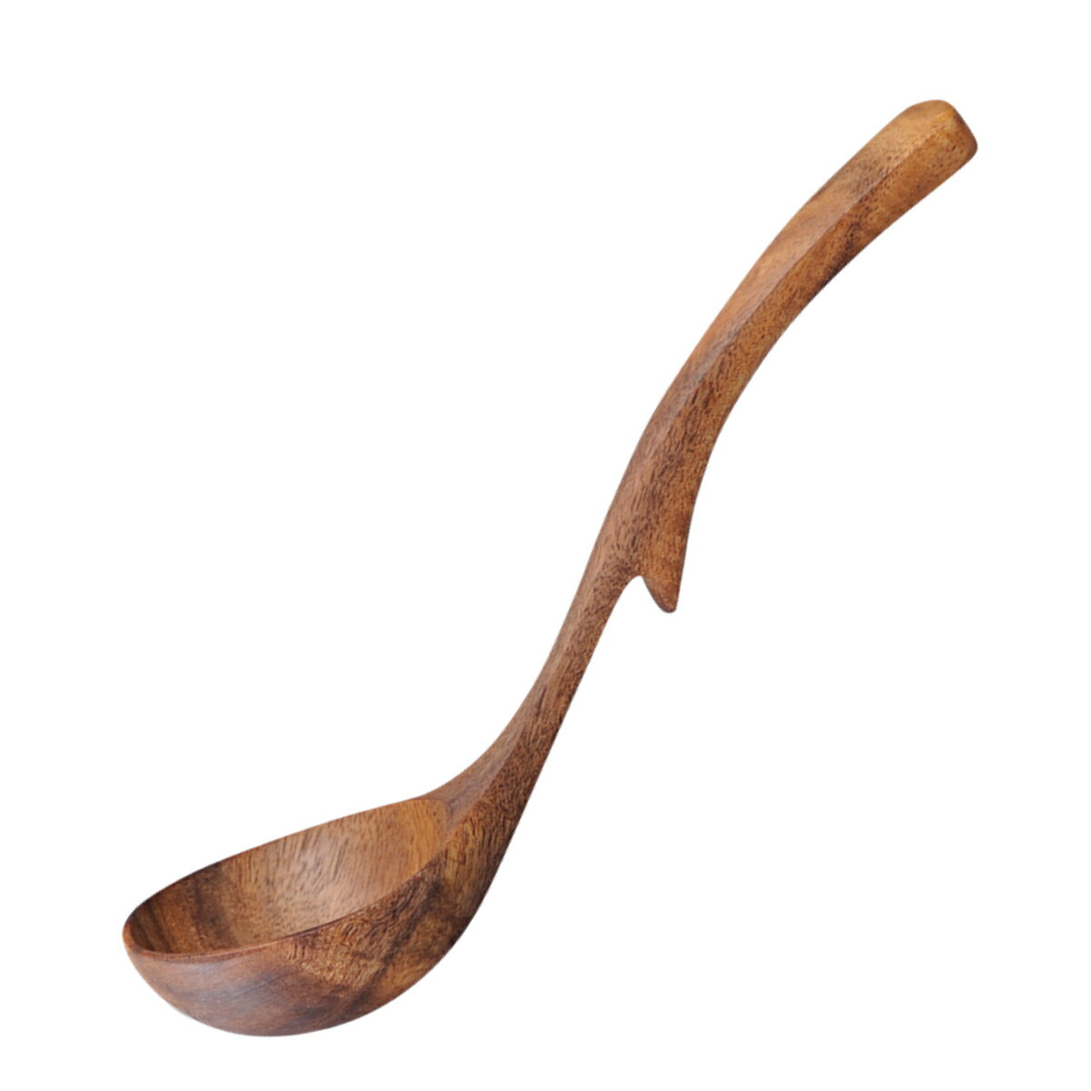 お玉 小 木製 ストッパー付き （ おたま レードル 穴無しお玉 フック付き 天然木 取り分けお玉 穴なしお玉 キッチンツール 調理器具 調理用品 調理道具 調理小物 下ごしらえ キッチン用品 ）【39ショップ】