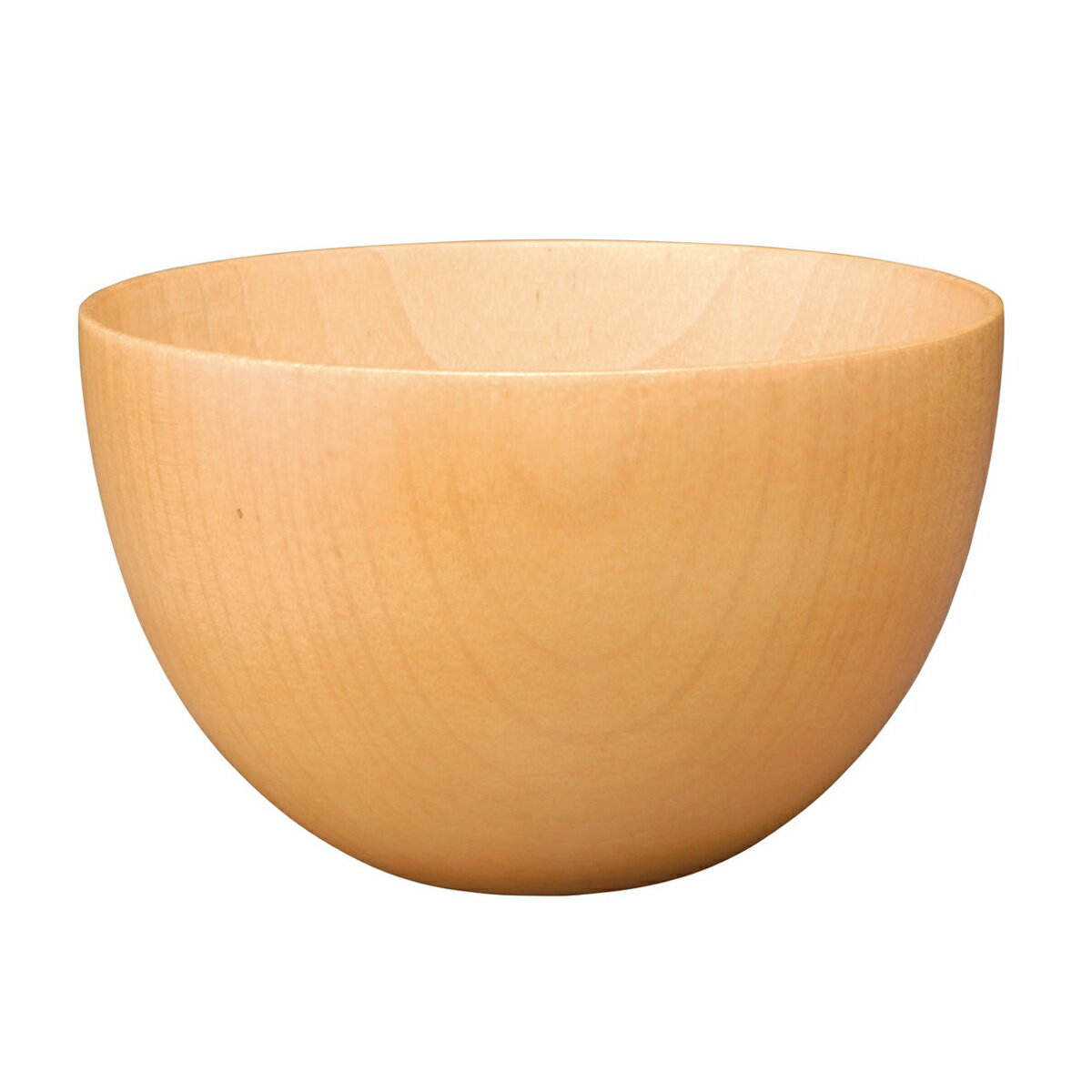 汁椀 ナチュラルボール ナチュラル 中 （ 11.5cm 天然木 食洗機対応 日本製 ウッドボウル スープボウル ボウル 椀 おわん お椀 食器 軽い シンプル 北欧 おしゃれ カフェ風 木目 ）【39ショップ】
