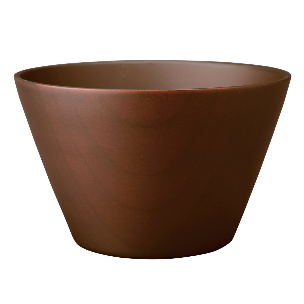 汁椀 ウッドボール ダークブラウン 大 （ 12.5cm 天然木 食洗機対応 日本製 ウッドボウル スープボウル ボウル 椀 おわん お椀 食器 大きめ 軽い シンプル 北欧 おしゃれ カフェ風 木目 ）【39ショップ】