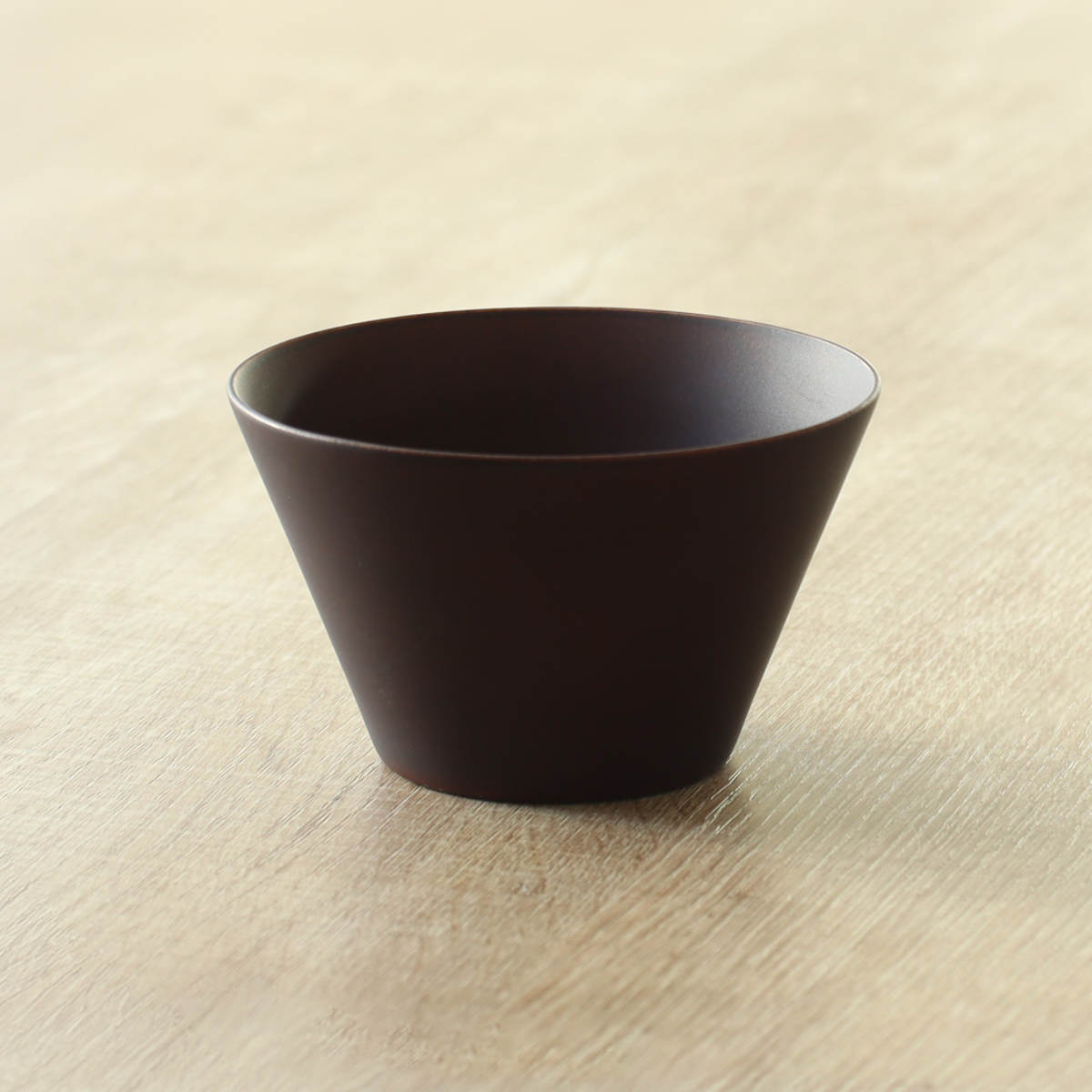 汁椀 ウッドボール ダークブラウン 小 （ 10.5cm 天然木 食洗機対応 日本製 ウッドボウル スープボウル ボウル 椀 おわん お椀 食器 軽い シンプル 北欧 おしゃれ カフェ風 木目 ）【39ショップ】