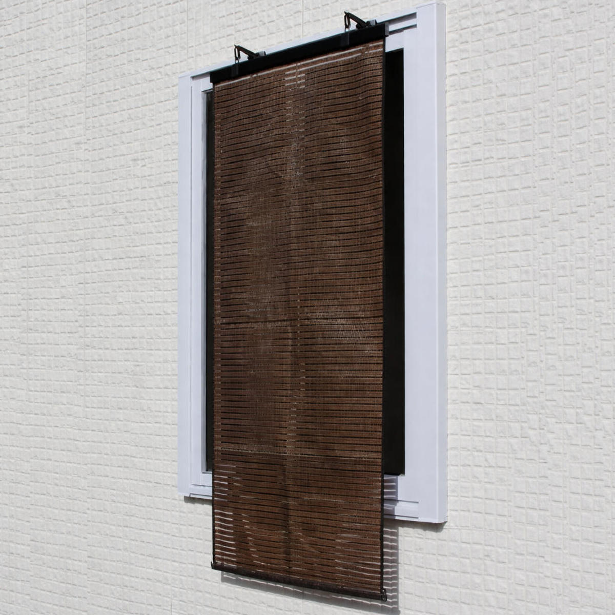 日よけ スクリーン 約60×135cm 省エネ 遮熱 ルソレイユ （ サンシェード すだれ 日除け  ...