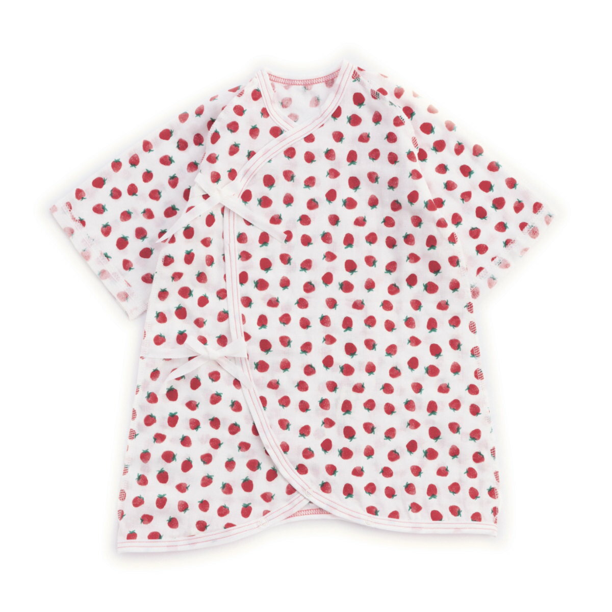 肌着 ベビー 50〜60cm コンビ肌着 フルーツ 綿100% （ ベビー用品 衛生用品 女の子 男の子 日本製 赤ちゃん 赤ちゃん用肌着 ベビー用 ） 【39ショップ】