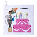 タオル ループ付きタオル レオレオニ フレデリック 33×33cm ケーキ ( ループタオル 手拭き 絵本 キャラクター ハンカチ タオルハンカチ 綿100 ハンドタオル 手ふき 手洗い えほん 名前ラベル 名前タグ )【39ショップ】