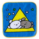 ミニタオル こぐまちゃん 15×15cm 星空さんかく ( ハンドタオル 手拭き 絵本 キャラクター ハンカチ タオルハンカチ 綿100 ウォッシュタオル 手ふ...