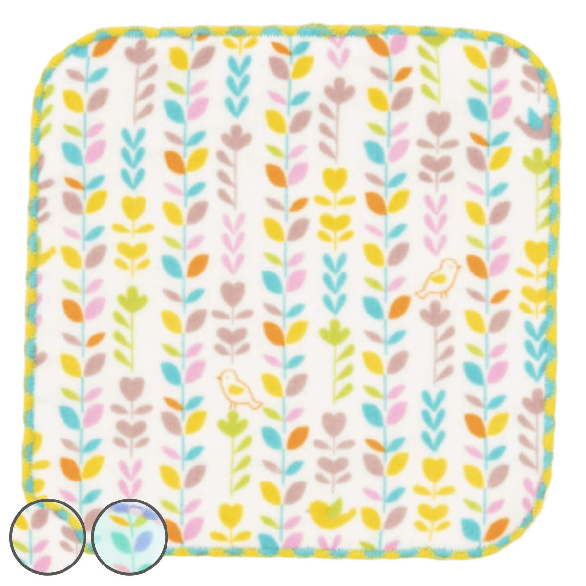 ミニタオル ガーゼミニハンカチ 15×15cm グラスガーランド ( ハンドタオル 手拭き ガーゼ ハンカチ タオルハンカチ 綿100 ミニハンカチ 手ふき 手...