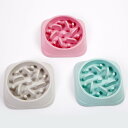フードボウル 早食い防止 スローフードボウル M ( ペット 食器 エサ皿 餌皿 早食い防止ボウル プレート 滑り止め エサ 餌入れ ご飯入れ 猫用食器 犬用食器 ペット用 ペット用品 )【39ショップ】