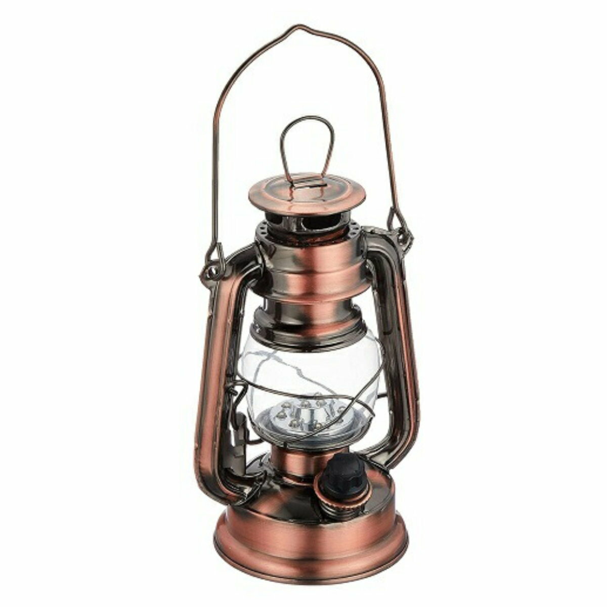 LEDランタン アンティーク ミニ （ ランタン 調光 アウトドア 電池タイプ 吊り下げ インテリア LED レトロ 明るさ調整 小さめ ダイニング 寝室 キャンプ レジャー 災害対策 防災グッズ ）【39ショップ】