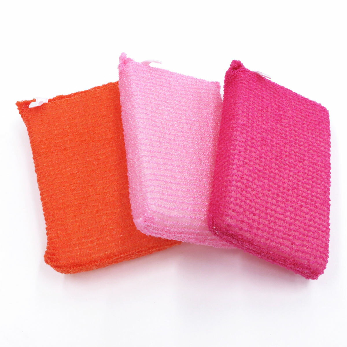 キッチンスポンジ Wファイバー ネットクリーナー 3個組 （ スポンジ キッチン 食器 台所スポンジ 食器用スポンジ ネットスポンジ 泡立ち 食器用 お皿 コップ クリーナー キッチン用スポンジ 食器スポンジ メッシュ 汚れ落とし ）【39ショップ】