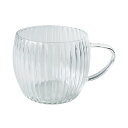 マグカップ 270ml プリーツマグ 耐熱ガラス ( viv 食洗機対応 電子レンジ対応 コーヒーカップ ティーカップ カップ マグ コップ コーヒー 珈琲 紅...