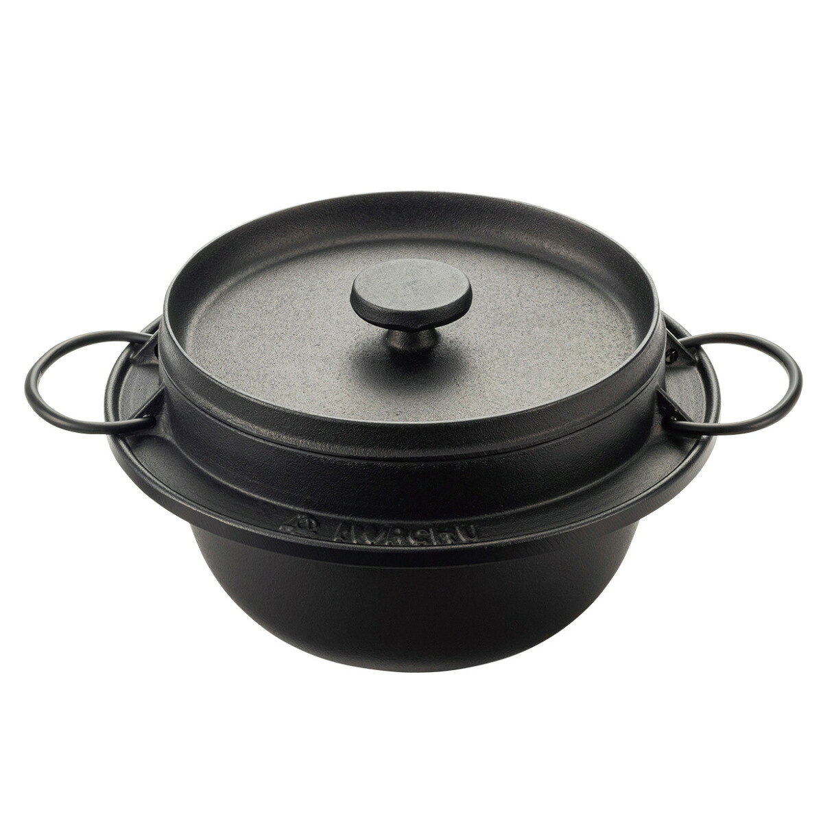 炊飯鍋 3合 IH対応 鉄釜 南部鉄器 日本製 （ 3合炊き 鉄鍋 鉄製鍋 ご飯鍋 ごはん鍋...