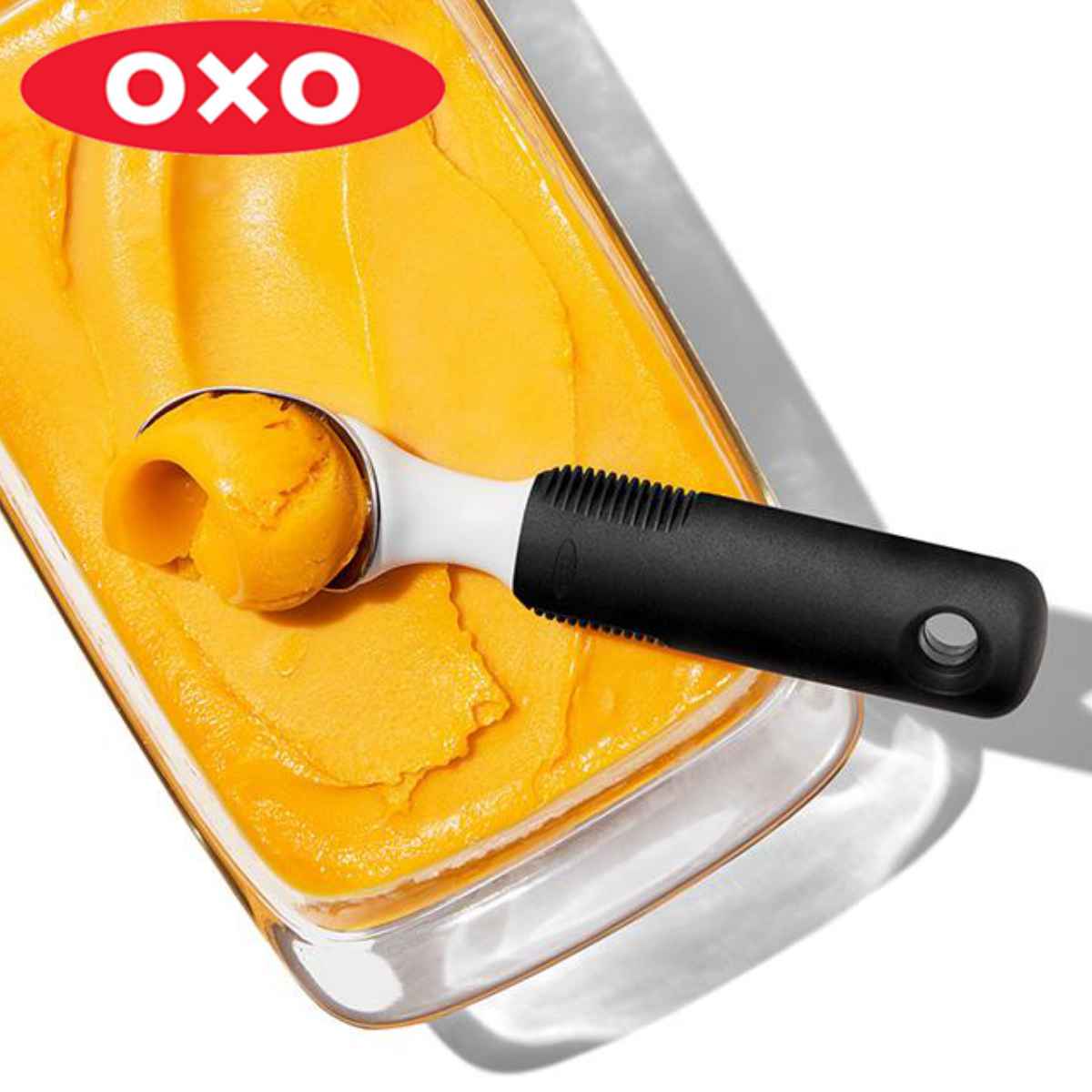 OXO アイスクリームスクープ 20cm ステンレス製 （ オクソー 食洗機対応 スクープ スクーパー アイスクリームディッ…