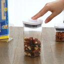 OXO オクソー ポップコンテナ2 ミニスクエア ショート 0.5L ( 保存容器 密閉 ステンレス プラスチック 密閉容器 密閉保存容器 プラスチック製保存容...