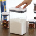 OXO オクソー ポップコンテナ2 レクタングル ミディアム 2.6L ( 保存容器 密閉 ステンレス プラスチック 密閉容器 密閉保存容器 プラスチック製保存...