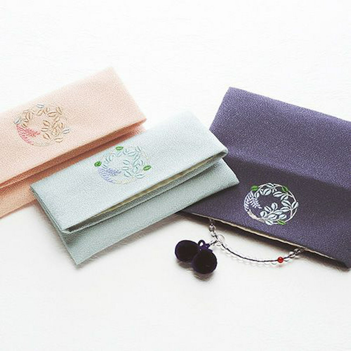 念珠入れ 光悦ちりめん むす美 日本製 ( 数珠袋 お数珠 お念珠 記念品 数珠 数珠入れ お葬式 お通夜 葬儀 法事 男性用 女性用 )【39ショップ】