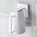 山崎実業 mist フィルムフック マグネットタンブラー ミスト ( 4903208059572 吸着 マグネット 磁石 歯磨き うがい コップ タンブラー 浮かせる収納 洗面所 風呂 浴室 バスルーム サニタリー 壁面収納 ホワイト )【39ショップ】
