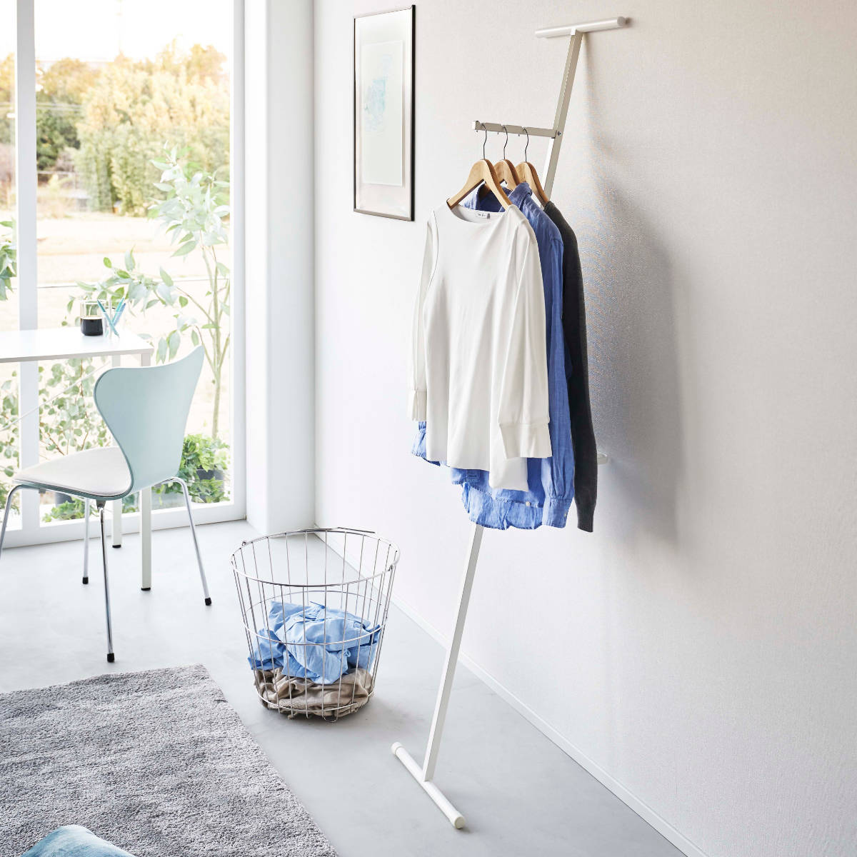 山崎実業 plate 折り畳み衣類スチーマーアイロン台 プレート ホワイト ( 4903208057707 プレートシリーズ アイロン台 スタンド式 アイロン掛...