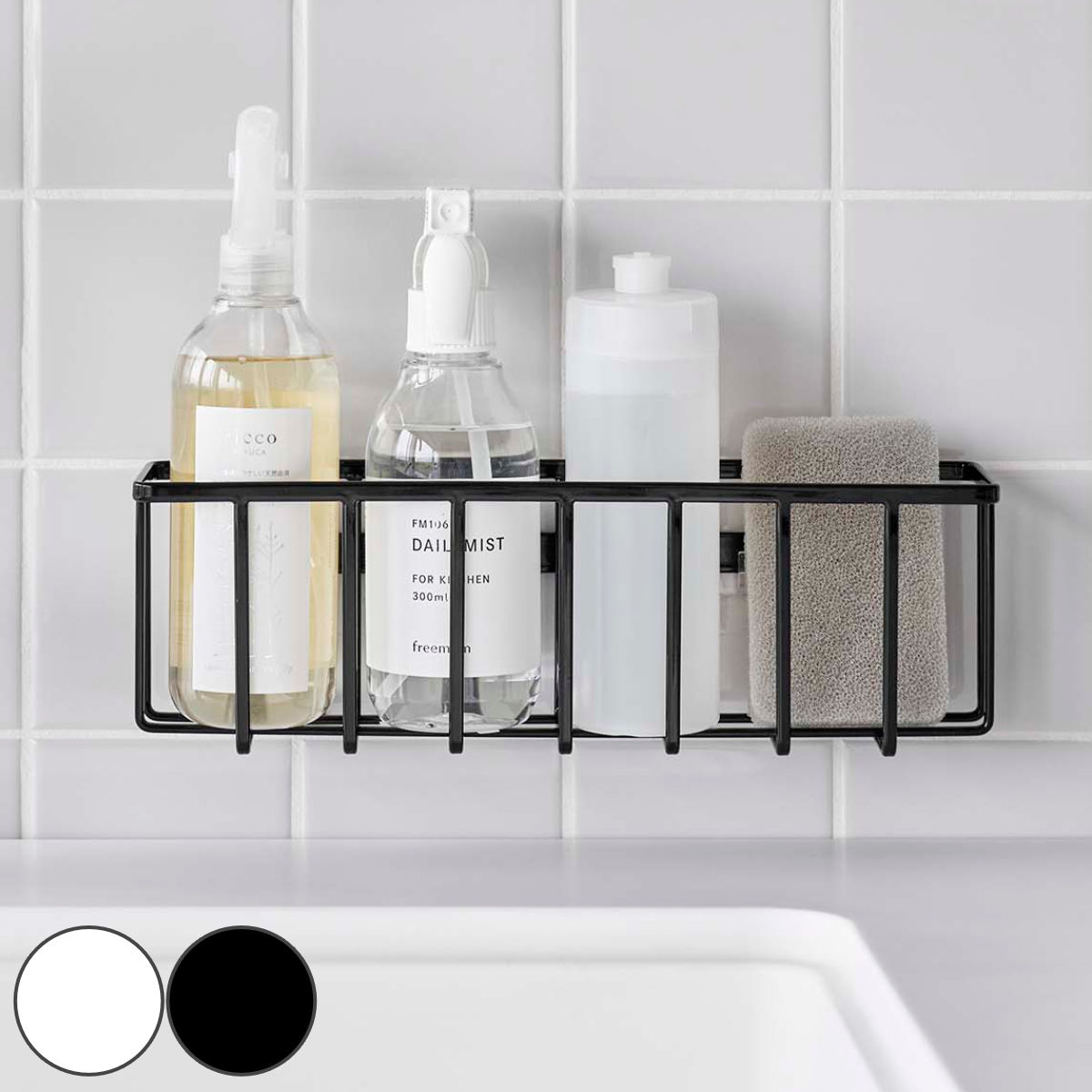 【レビュー特典付き】 山崎実業 tower フィルムフック収納ラック タワーL ( 4903208069137 タワーシリーズ スポンジラック フィルムフック ...