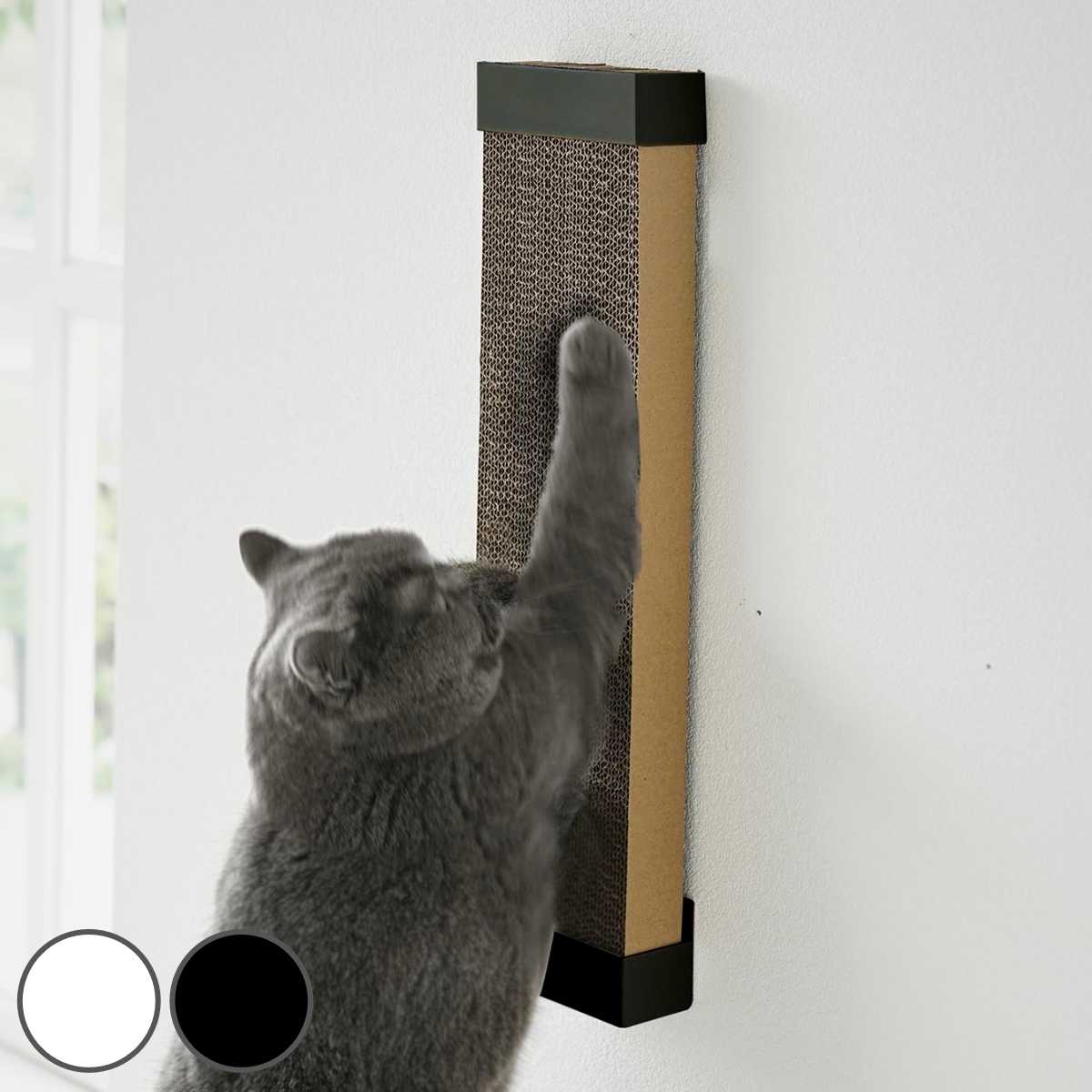 山崎実業 tower 石こうボード壁対応ウォール猫用爪とぎホルダー タワー ( 4903208040969 タワーシリーズ 猫用爪とぎ 爪とぎホルダー 石こうボ...