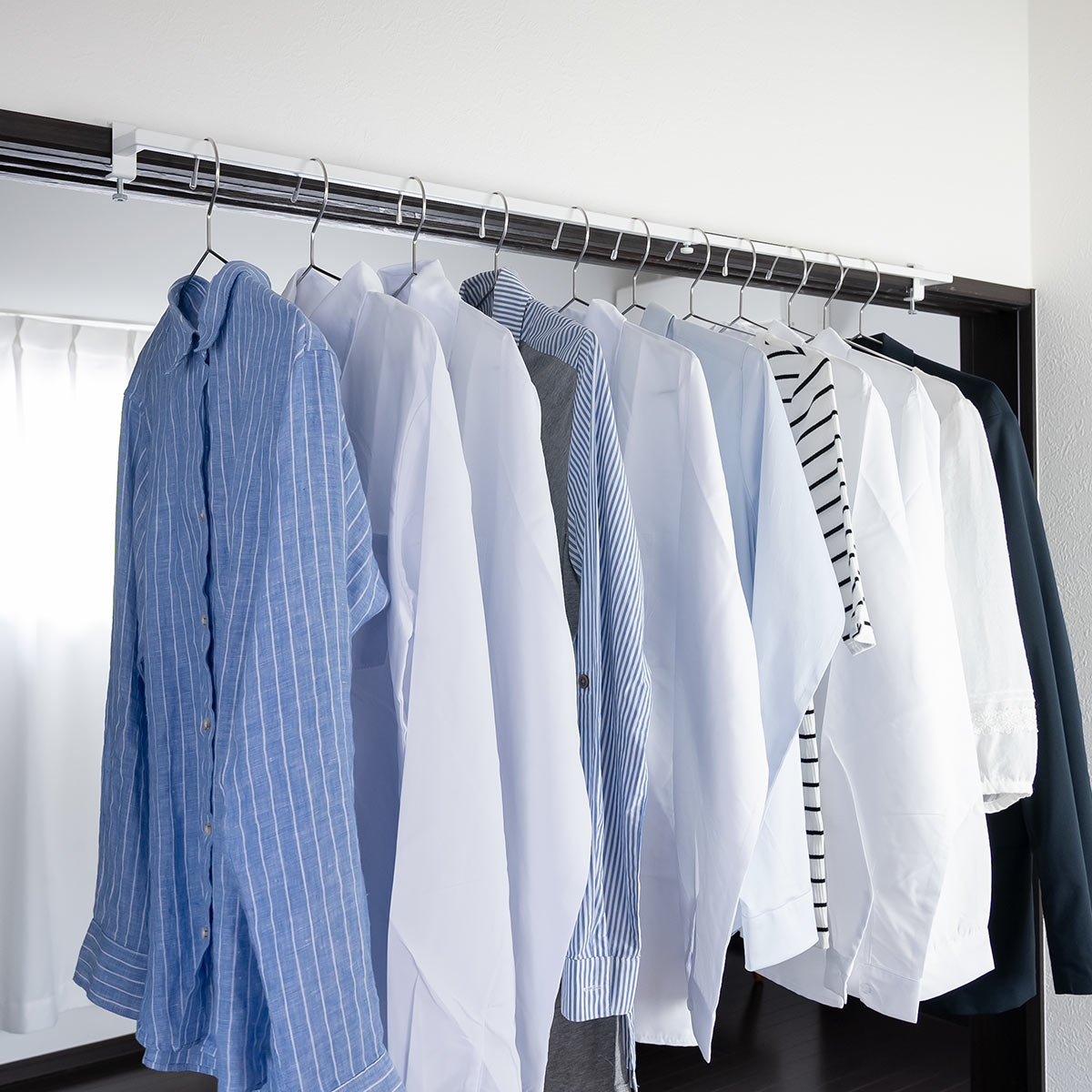 【レビュー特典付き】 山崎実業 tower 伸縮 室内物干しハンガーバー ( タワーシリーズ 室内干しハンガー ハンガー ハンガーバー 室内物干し 物干し 室内...