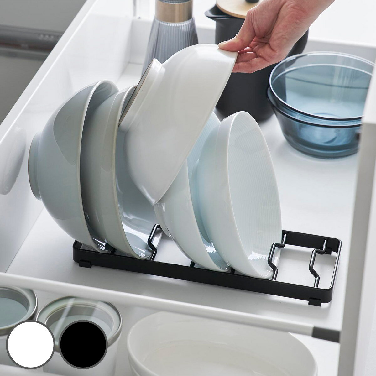 山崎実業 tower お椀スタンド タワー L （ 4903208013734 タワーシリーズ お椀 スタンド 椀 お茶椀 サ..