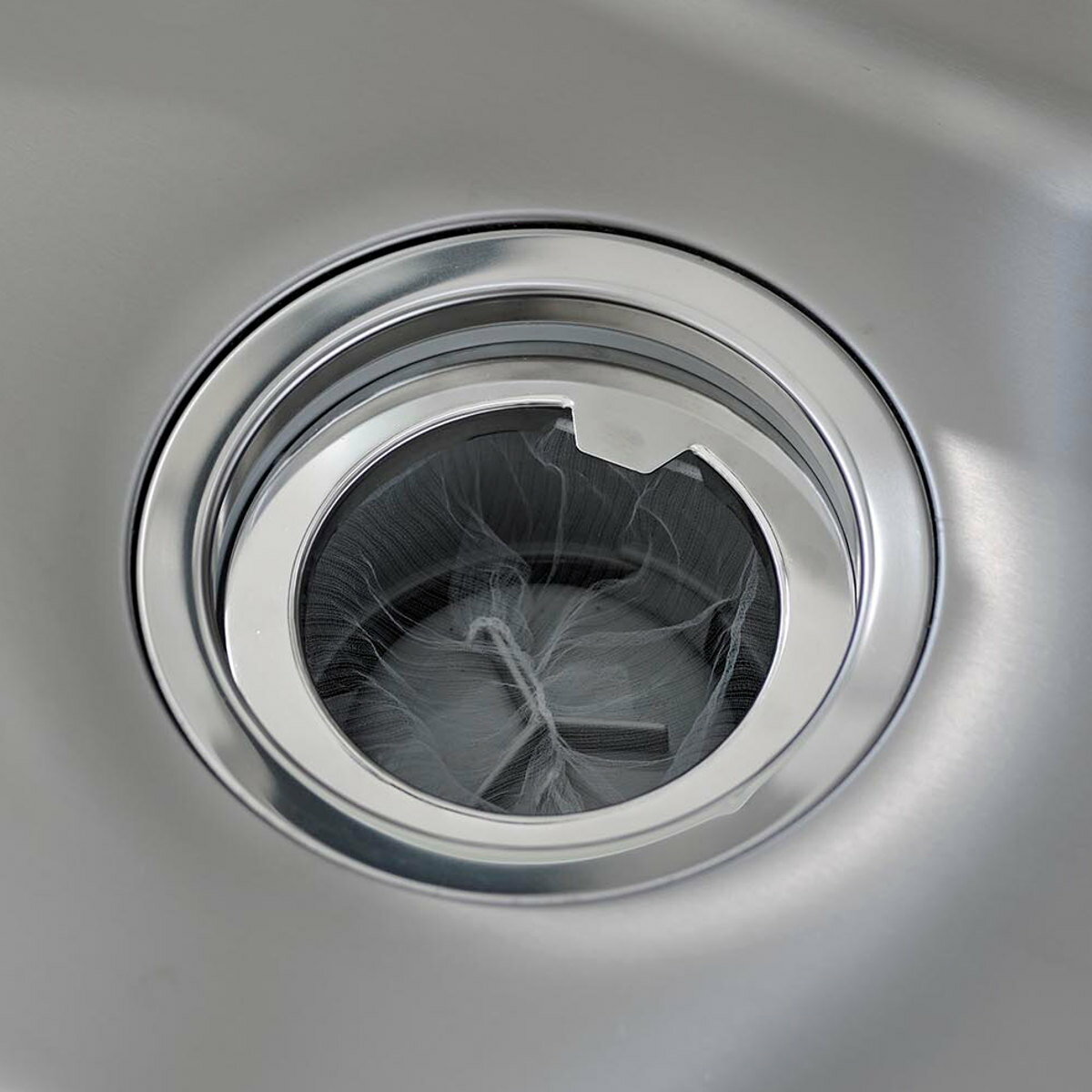 山崎実業 tower 水切りネットが交換しやすい排水口ネットホルダー タワー （ 4903208016940 タワーシリーズ 排水口ネットホルダー 排水口 排水口ネット 水切りネット 交換しやすい ごみ受け 水切り 排水 ネット シンク ステンレス ）【39ショップ】