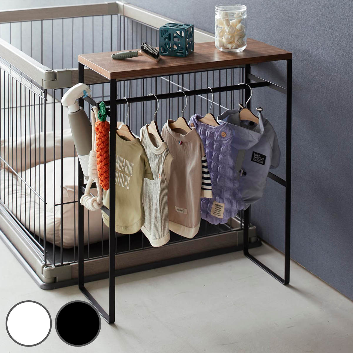 山崎実業 nooks ペットコートハンガーラック ヌークス （ 4903208021197 ペット用 ...