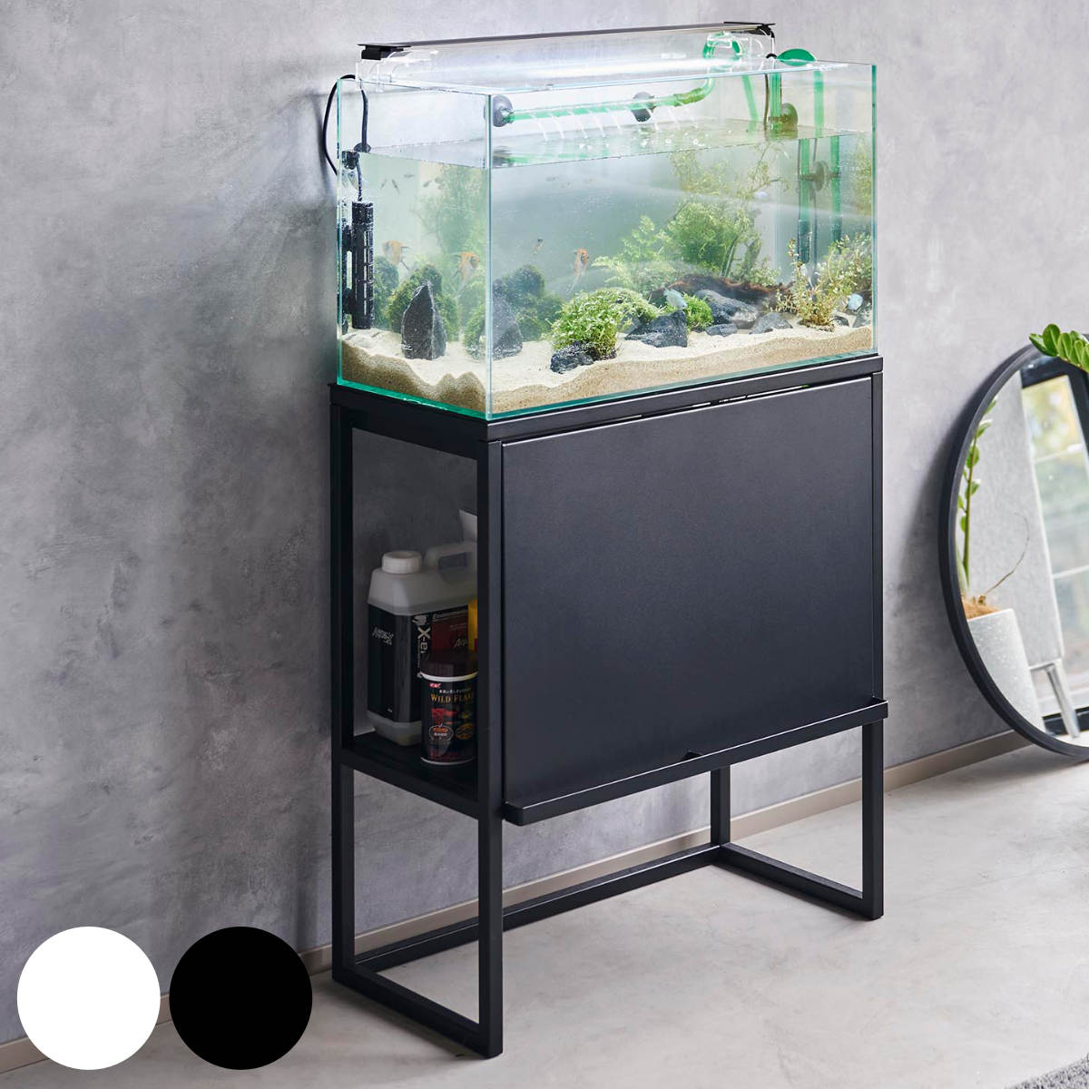 山崎実業 nooks 水槽ラック ヌークス （ 4903208019613 水槽置き 大型水槽 水槽 ...